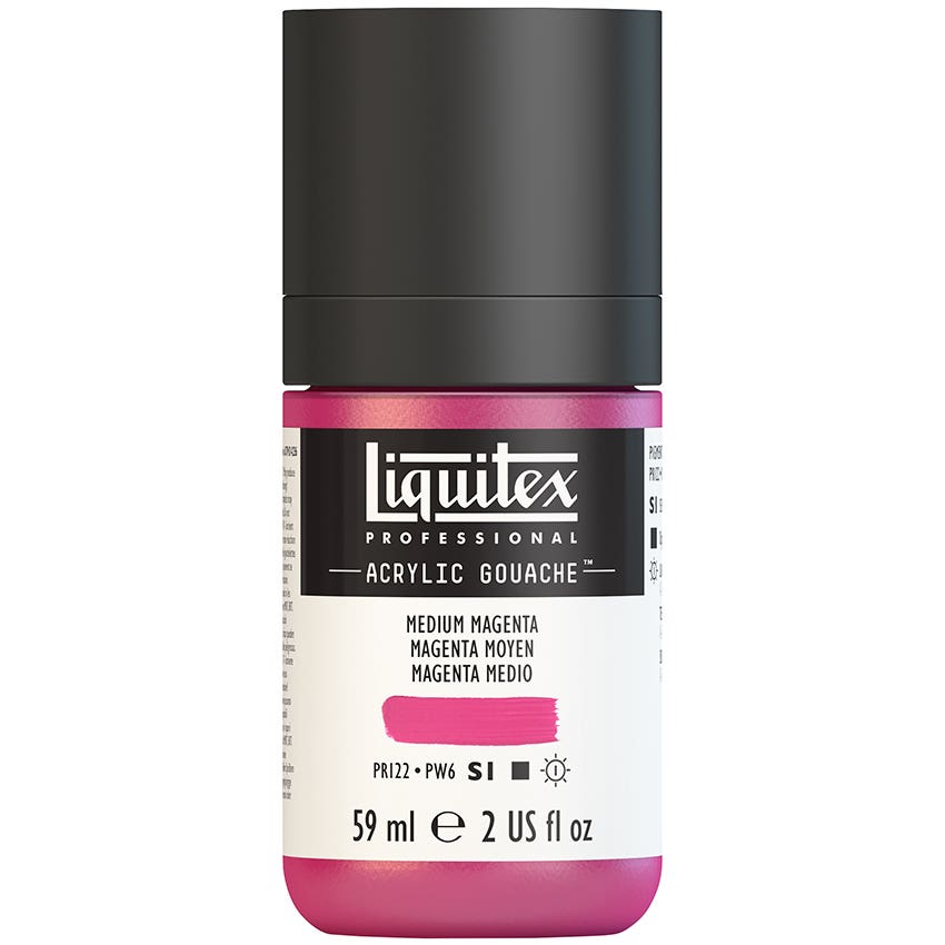 GOUACHE 500 - 59ML MAGENTA MEDIO Liquitex Nacional Librería