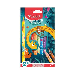 Lápices de color Jungle Maxi x12 Maped Nacional Librería