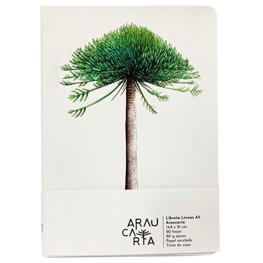 Lib. Lín. 14,8x21cm Araucaria Araucaria Artel Nacional Librería