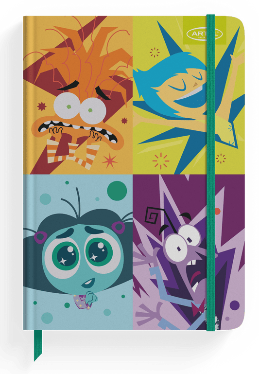 Libreta Personajes elast. Intensamente 2 Artel Nacional Librería