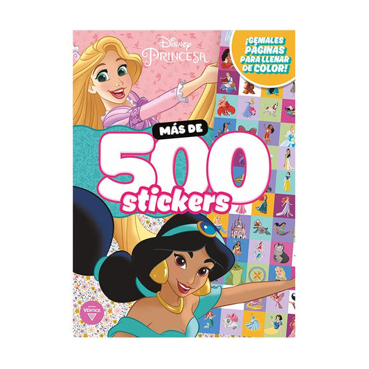 LIBRO ACTIVIDADES 500 STICKERS PRINCESAS Vertice Nacional Librería
