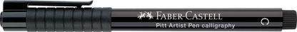 Marc Pitt Artist Pen C 199 negro Faber Castell Nacional Librería