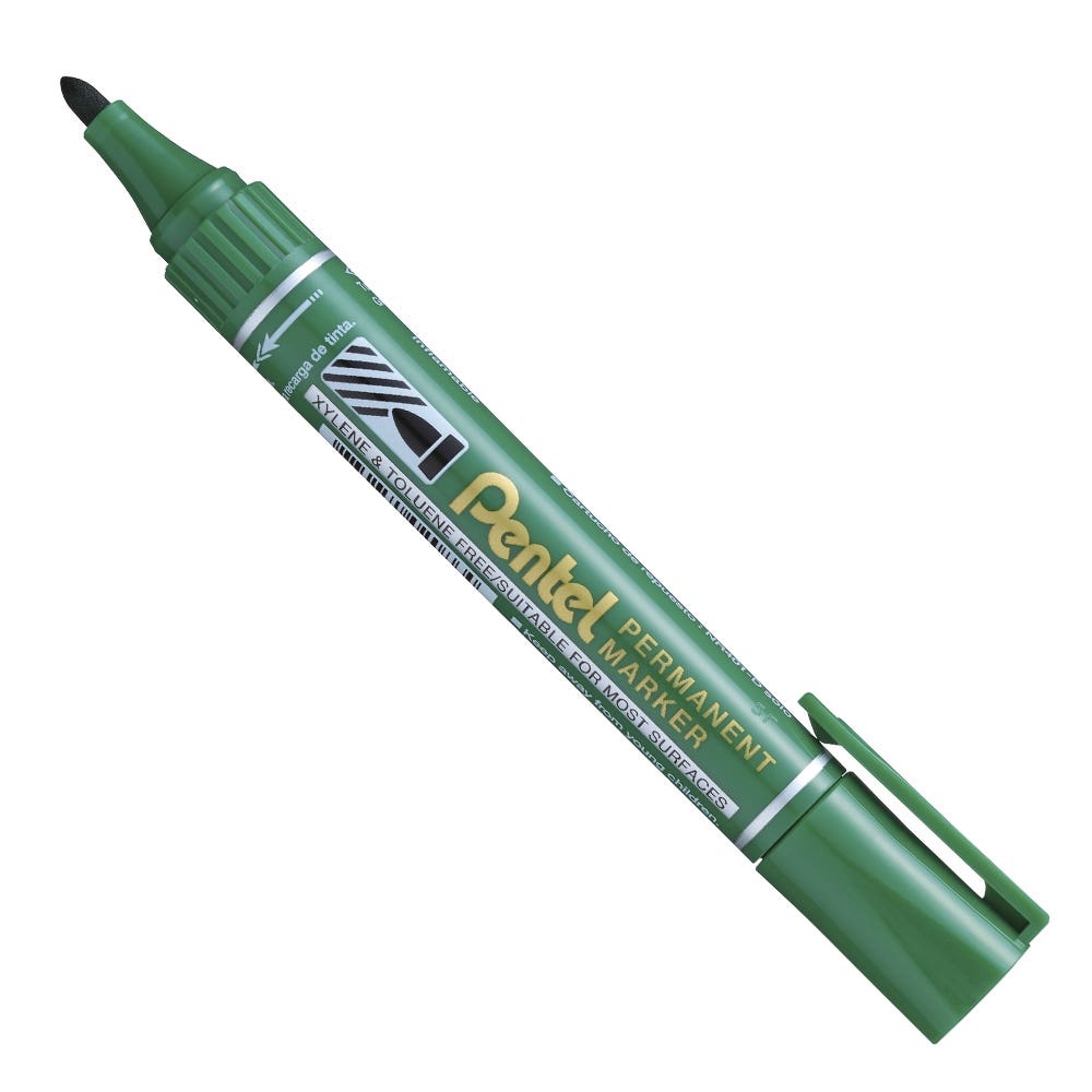 Marcador permanente PENTEL N450 verd red Pentel Nacional Librería