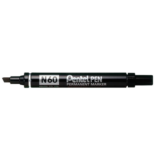 Marcador permanente PENTEL N60 negr bise Pentel Nacional Librería