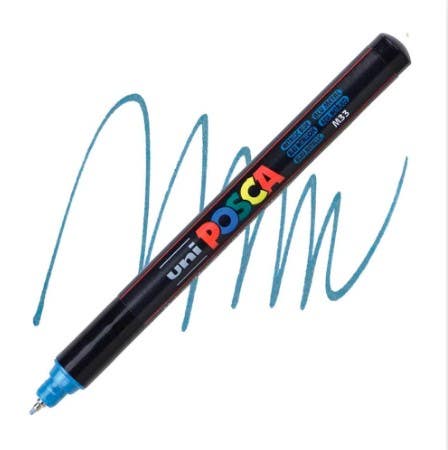 MARCADOR POSCA 1MR AZUL METÁLICO Posca Nacional Librería