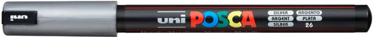 MARCADOR POSCA 1MR PLATEADO Posca Nacional Librería