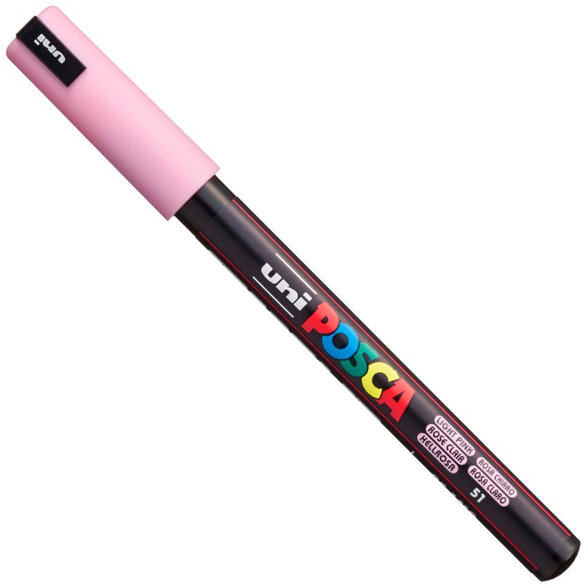 MARCADOR POSCA 1MR ROSA CLARO Posca Nacional Librería