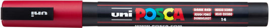 MARCADOR POSCA 3M ROJO OSCURO Posca Nacional Librería