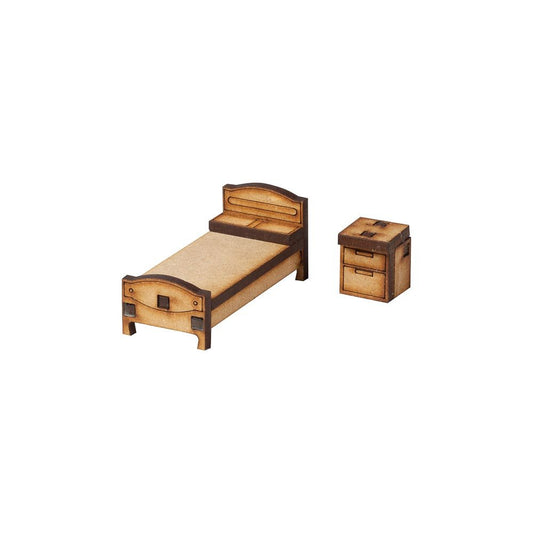 Mueble maqueta Set Dormitorio 1p Np Manualidades Nacional Librería