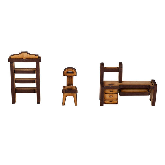 Mueble maqueta Set Escritorio Np Manualidades Nacional Librería