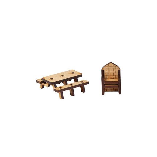 Mueble maqueta Set Quincho + Mesa Np Manualidades Nacional Librería
