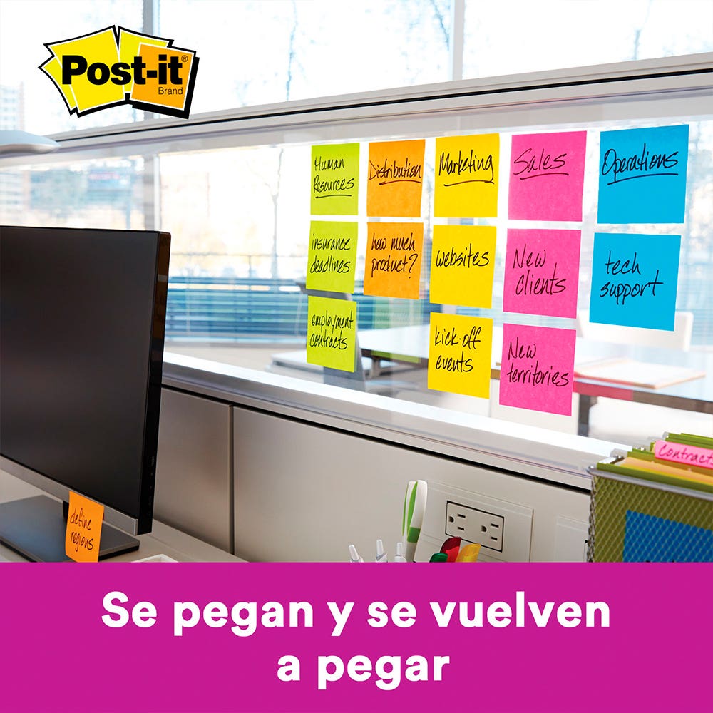 Nota Adh. Supersticky Ultra 3M 135hjs Post - It Nacional Librería