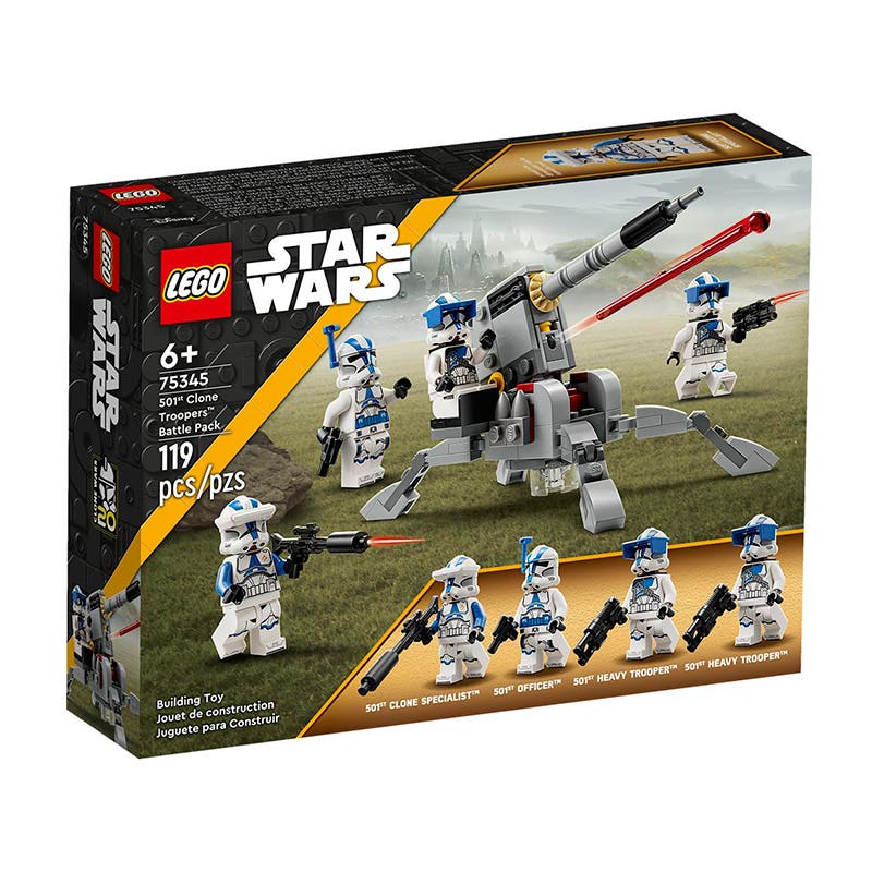 PACK DE COMBATE CLON TROOPERS DE LA 501 Lego Nacional Librería