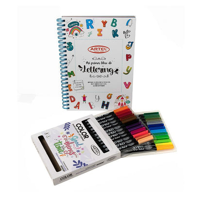 Pack Lettering para Niños Artel Nacional Librería