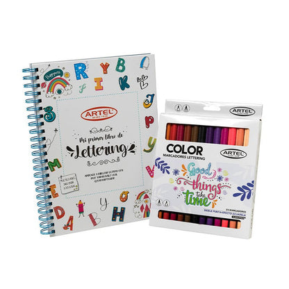 Pack Lettering para Niños Artel Nacional Librería