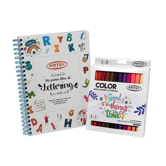 Pack Lettering para Niños Artel Nacional Librería