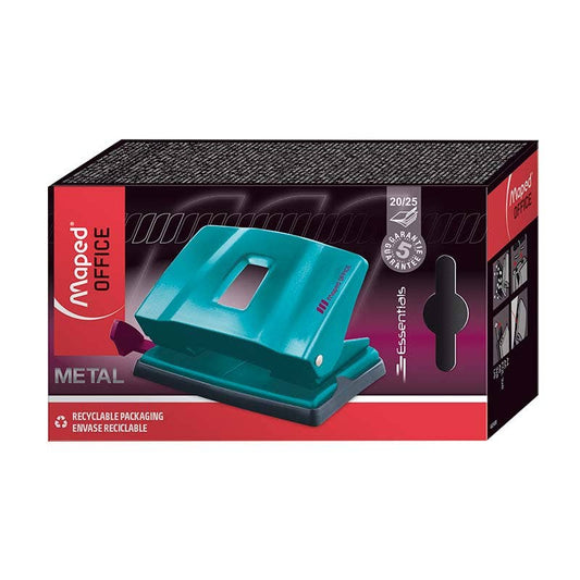 Perforadora Métalica Essencial Maped Office 20/25 Hojas Color Calipso Maped Nacional Librería