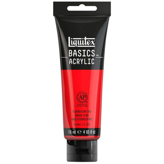 PINT. ACRILICA BASICS ROJO FLUOR 118ML Liquitex Nacional Librería