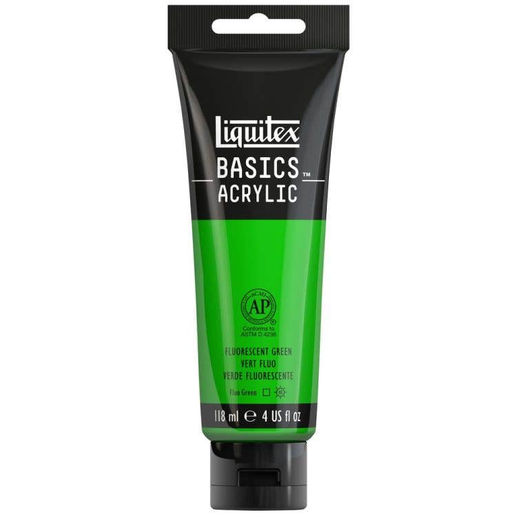 PINT. ACRILICA BASICS VERDE FLUOR 118ML Liquitex Nacional Librería