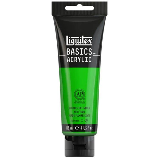 PINT. ACRILICA BASICS VERDE FLUOR 118ML Liquitex Nacional Librería