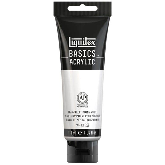 PINT.ACRILICA BASIC BLANCO TRANSP 118ML Liquitex Nacional Librería