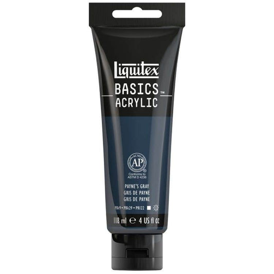 PINT.ACRILICA BASIC GRIS DE PAYNE 118ML Liquitex Nacional Librería