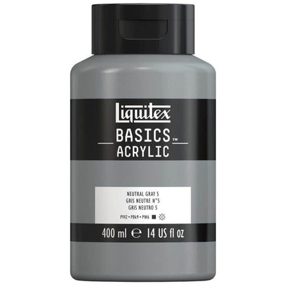 PINT.ACRILICA BASIC GRIS NEUTRO 400ml Liquitex Nacional Librería