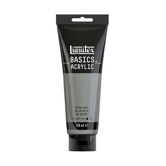 PINT.ACRILICA BASIC GRIS NEUTRO 5 250ML Liquitex Nacional Librería