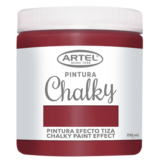 Pintura Chalky Artel 250ml Rojo Cereza Artel Nacional Librería