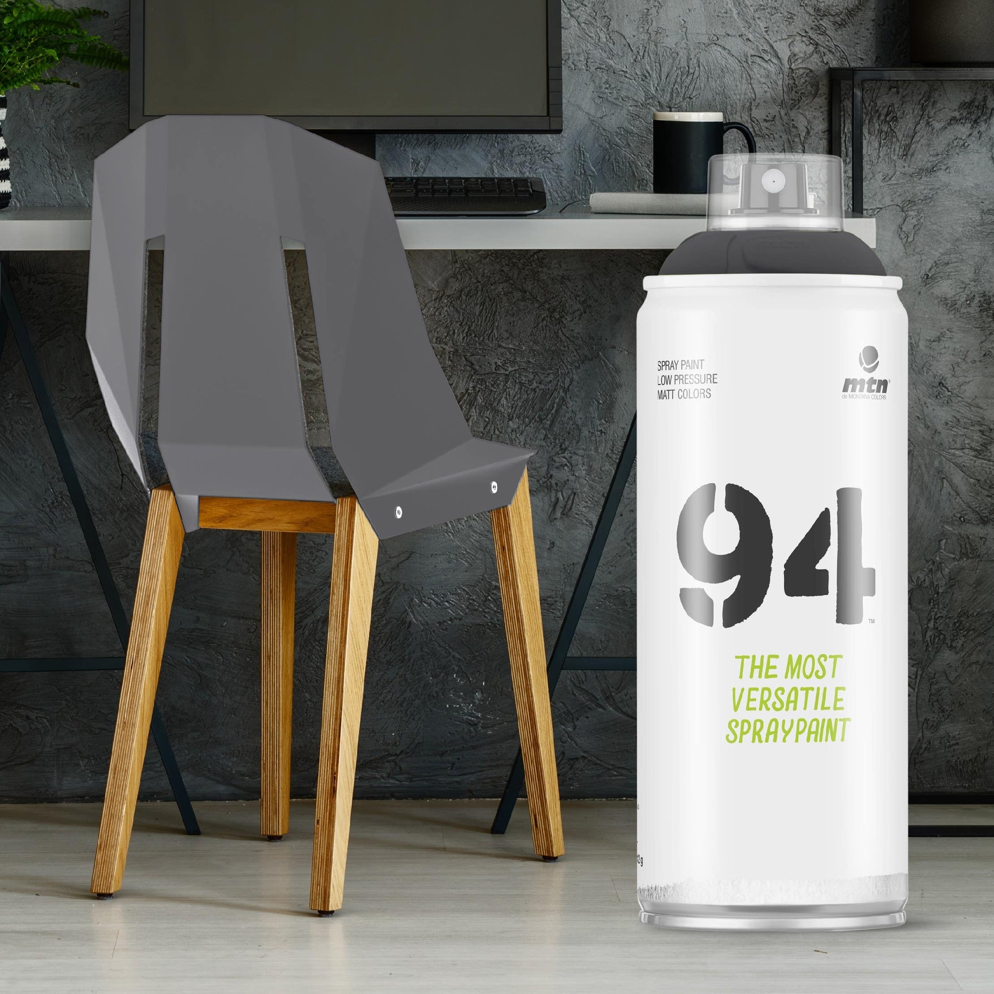 Pintura Spray MTN 94 RV - 120 Wolf Grey 40 Montana Nacional Librería