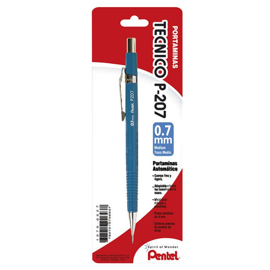 Portaminas Técnico P207 0,7mm. Pentel Pentel Nacional Librería