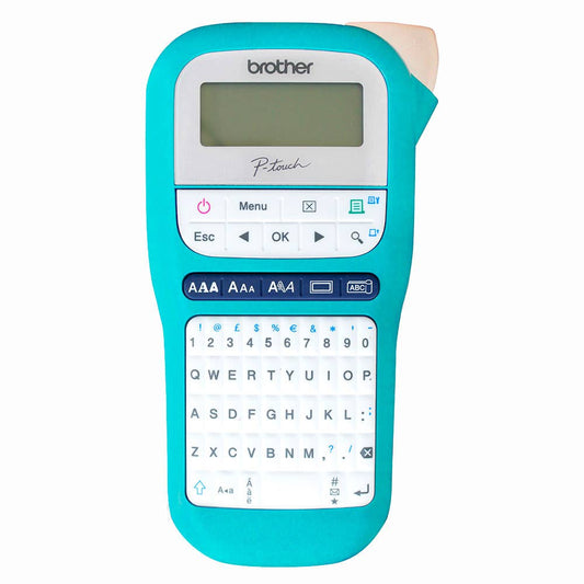 Rotuladora Portatil PTH110 Turquesa Brother Nacional Librería