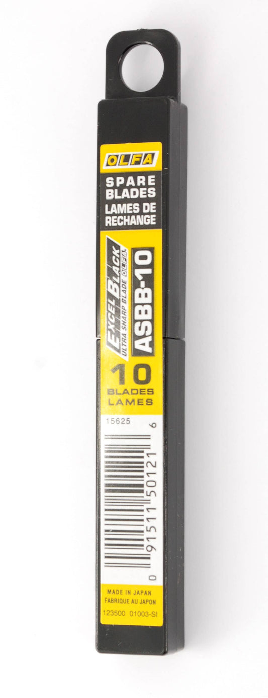 Rpto universal 9mm negro 10u   ASBB - 10 Olfa Nacional Librería