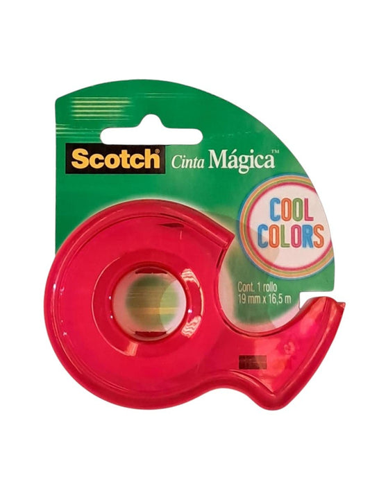 Scotch® Dispensador Cool Colors Cinta Má Scotch Nacional Librería