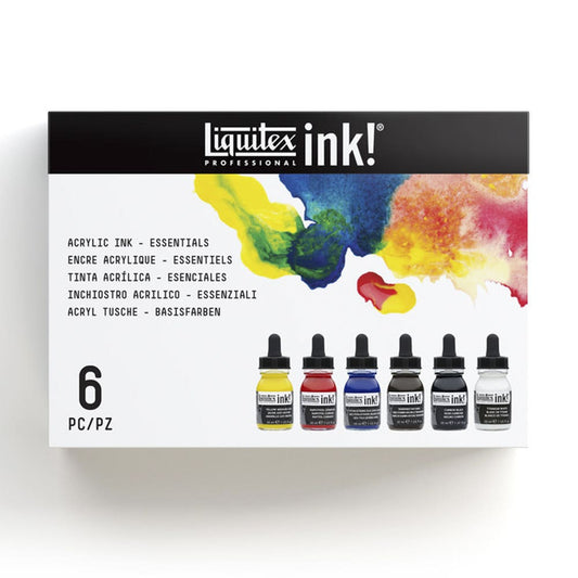 SET 6 TINTA ACRILICA LIQUITEX COL ESCEN Liquitex Nacional Librería