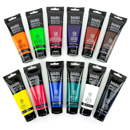 SET ACRÍLICO LQTX BASICS 12X118 ML Liquitex Nacional Librería