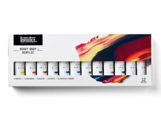 SET ACRILICO LQX HB Classic 12x59ML Liquitex Nacional Librería