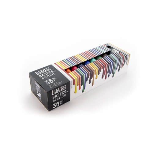 SET ACRILICO LQXT BASICS 36X22ML Liquitex Nacional Librería