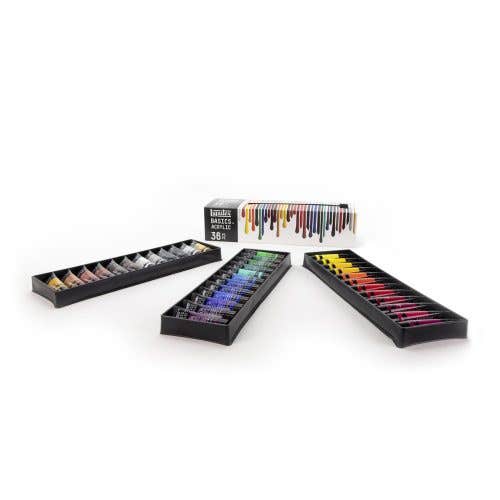 SET ACRILICO LQXT BASICS 36X22ML Liquitex Nacional Librería