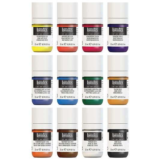 SET ACRÍLICO SB ESENTIALS 12X22 ML Liquitex Nacional Librería