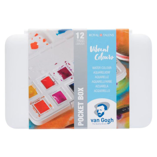 Set Acuarela Van Gogh 12 Col Vibrant Talens Nacional Librería