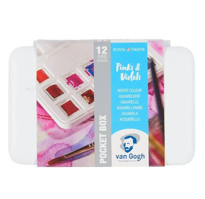 Set Acuarela VGH rosa violeta 12 col pas Talens Nacional Librería