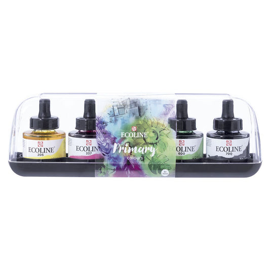 Set ecoline col. Primary 5x30ml Talens Nacional Librería