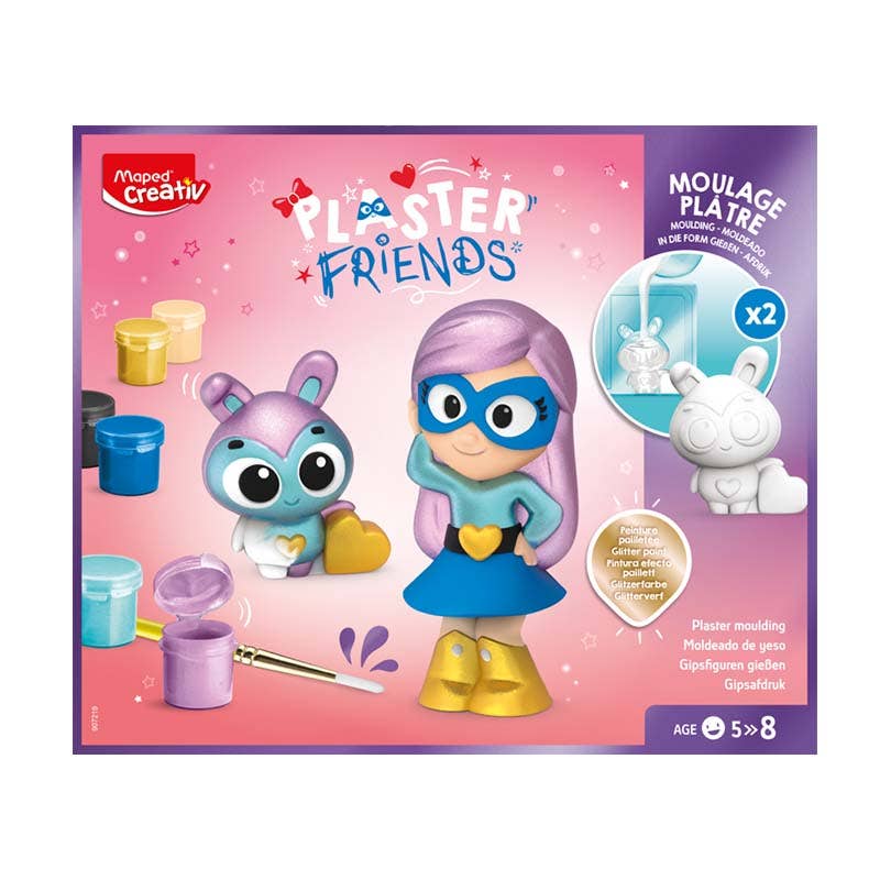Set Figuras de Yeso Super Girl Maped Nacional Librería
