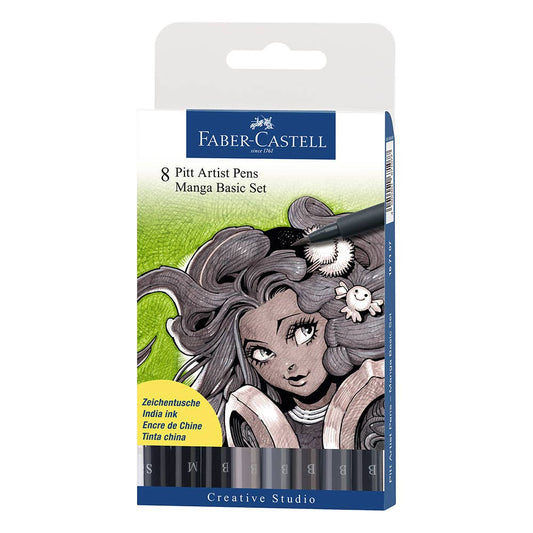 Set Manga básico x8 Faber Castell Nacional Librería