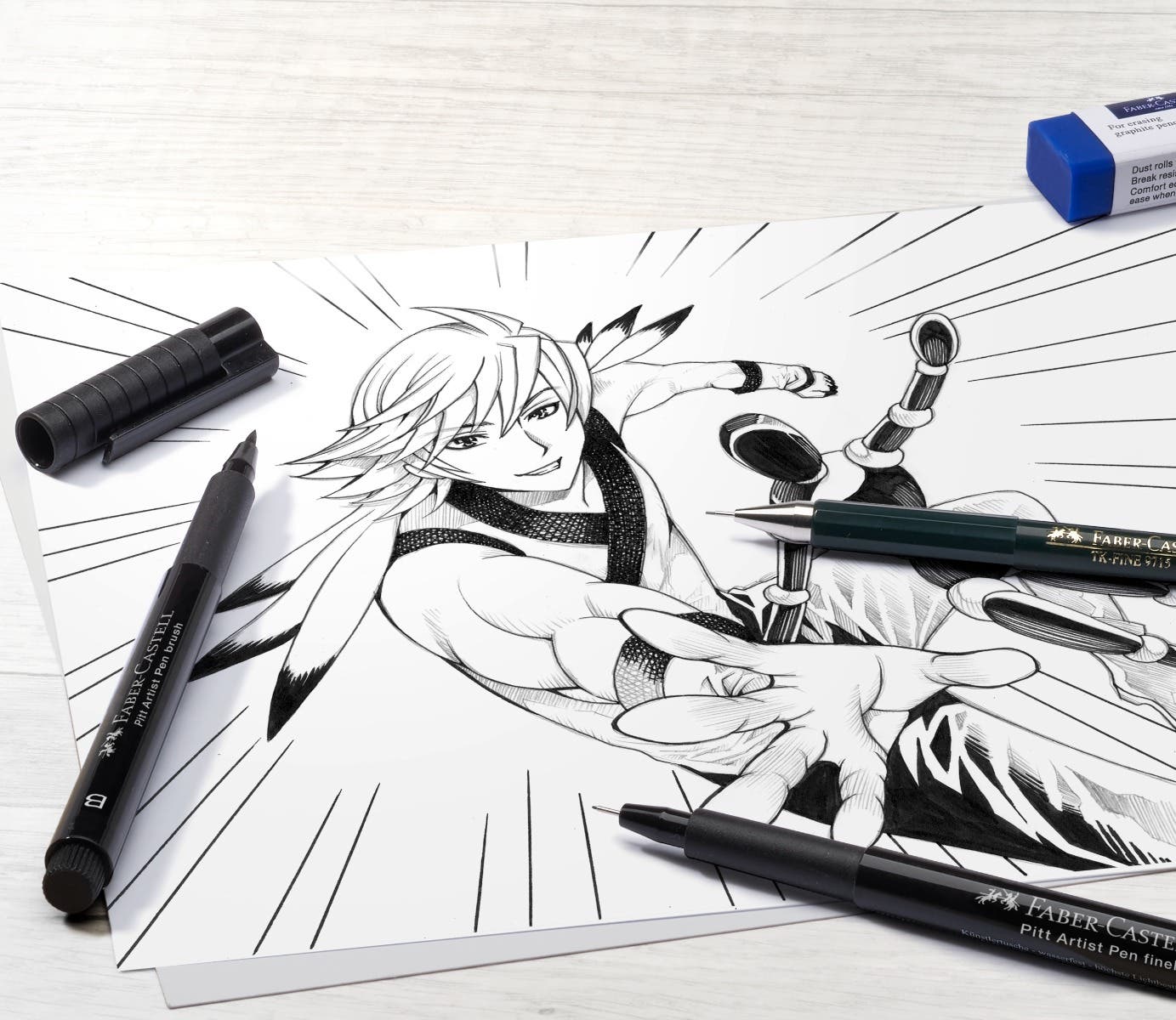 Set Manga kit inicial Faber Castell Nacional Librería