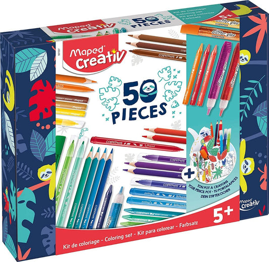 Set para Colorear 50 pcs Maped Maped Nacional Librería