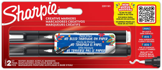 Sharpie Acrylic Punta Bala TjX2 Sharpie Nacional Librería