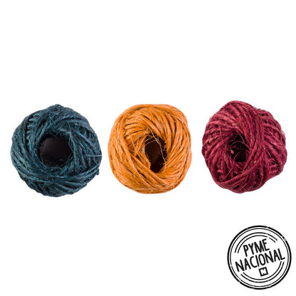 Sisal de colores 50 grs. aprox. Np Manualidades Nacional Librería