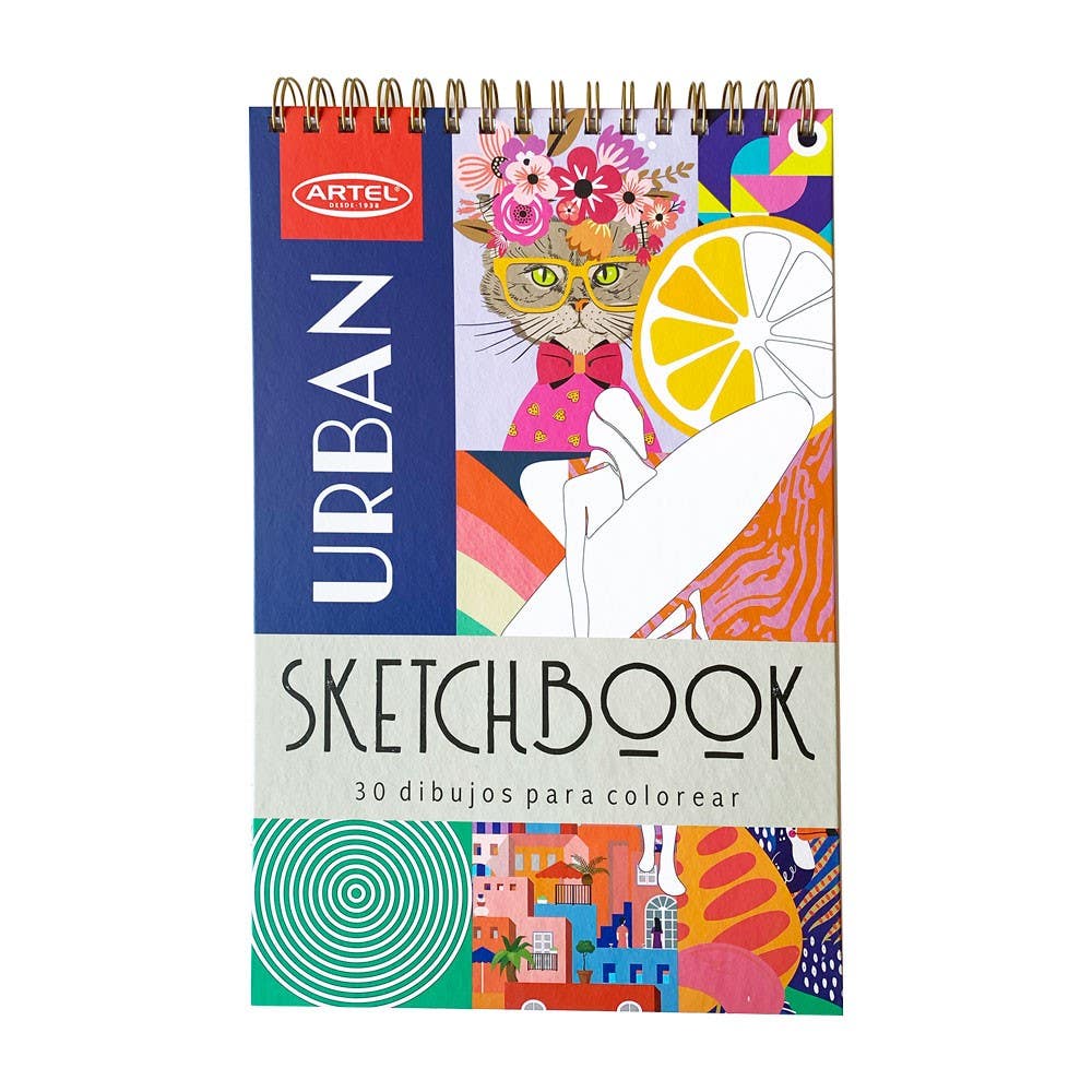 Sketchbook 60 hj, 30 diseños para col. + Artel Nacional Librería
